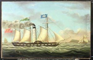 The Steam Packet Saint Patrick On The Liverpool To Dublin Run, 1827