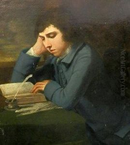 Portrait Of A Boy Reading
