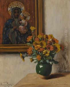 Still Life With Black Madonna Of Czestochowa