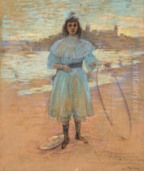 Jeune Fille Au Cerceau - view 1
