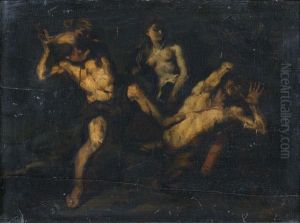 Hercule Delivrant Dejanire De L'emprise De Nessus