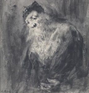 Portrait D'homme Barbu
