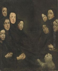 La Conference: The Discussion by Theodule Augustine Ribot