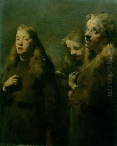 La Chorale by Theodule Augustine Ribot