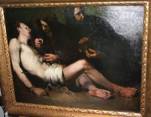 Saint Sebastien, Martyr by Theodule Augustine Ribot
