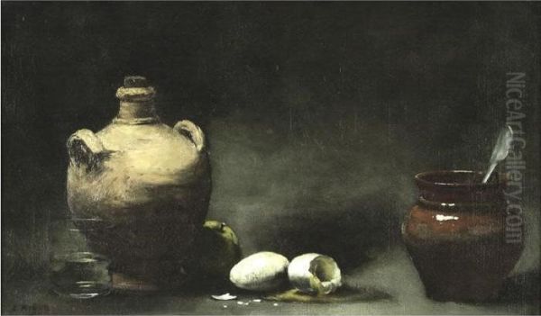 Still Life With Jugs And Eggs - view 1