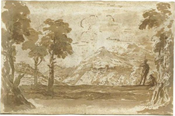 Landscape With Two Soldiers - view 1