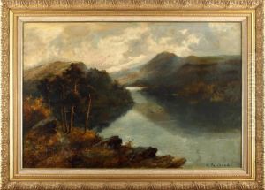 Mountainous Lake Scene by William Trost Richards