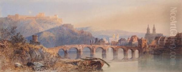 Die Alte Moselbrucke In Koblenz Und Ehrenbreitstein - view 1