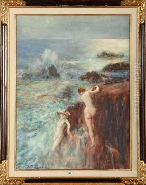 Baigneuses Sur Les Rochers - view 1