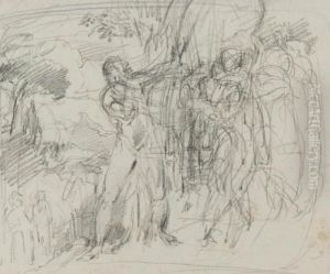 A Compositional Study For 'comus - The Measure' by George Richmond