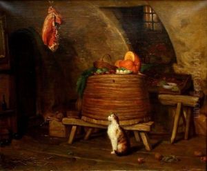 Chat Aux Aguets by Jules Richomme