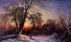 Winters Evening by Caroline Williams