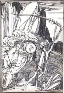 Two Illustrations For The Kingis Quair