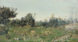 Landscape by Martin Rico y Ortega