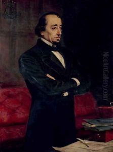 Portrait of Disraeli by Henry Jr. Weigall