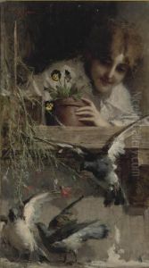 Piccioni Alla Finestra