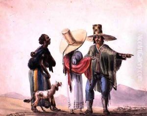 People from Pisco, 1820 by Carlos D. Wood