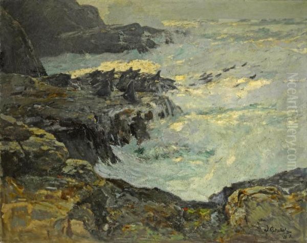 Evening Tide, California Coast - view 1