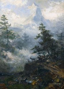 Geissen Vor Dem Matterhorn by Rafael Ritz