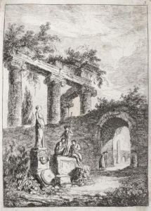 Les Soirees De Rome by Hubert Robert