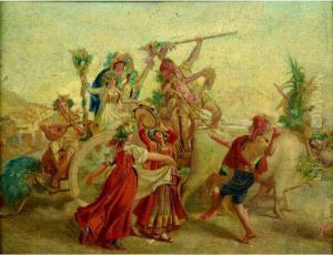 Study For The Return Of The Wish To Themadone by Louis-Leopold Robert