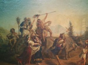 The Pilgrimage To The Madonna Of The Arch by Louis-Leopold Robert