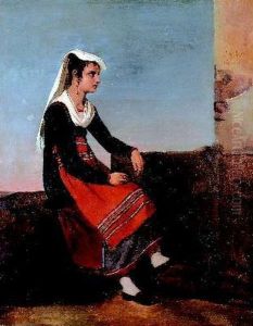 "paysanne De La Campagne Romaine". by Louis-Leopold Robert