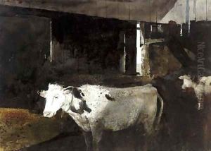 Cow Shed in Winter