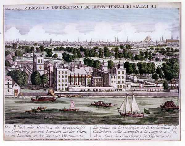 View of Lambeth Palace, c.1750 - view 1