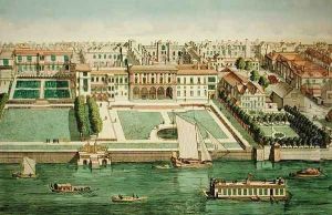 Prospect of Somerset House from the River, from Collection of Prospects by Jean Benoit Winckler