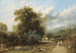 On The River Exe by George Barrell Willcock