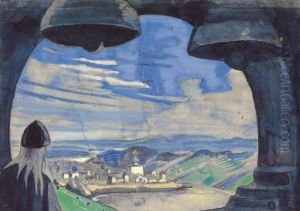 Study For Terra Slavonica by Nicolaj Konstantinov Roerich