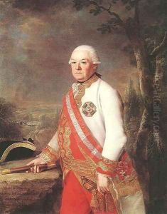 Portrait of General Count Andras Hadik 1783 by Johann Georg Weikert