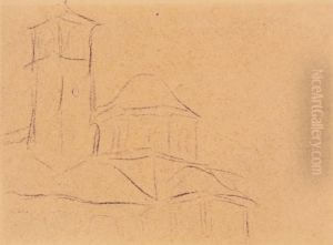 Kirche Im Tessin by Christian Rohlfs