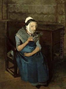Portrait of a Servant from Bramham Park, Yorkshire, c.1822 by John, of Hull Widdas