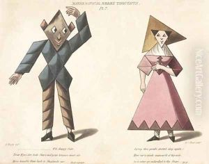 Pl.2 from 'Mathematical Merry Thoughts, engraved by F.C. Hunt, c.1820-30 by Wright, E.