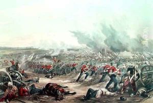 The 2nd Day of the Battle of Ferozshah, 22nd December 1845 by Major G.F. White