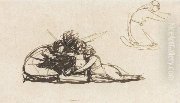 The Infant Shakespeare Nursed By Comedy And Tragedy - view 1