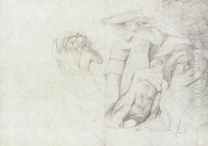 Study Of The Destruction Of Niobe's Children Study Of The Destruction Of Niobe's Children