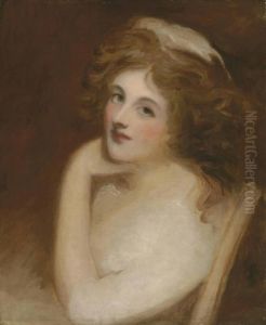 Portrait Of Emma, Lady Hamilton by George Romney