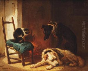 Warm Friends by Henriette Ronner-Knip