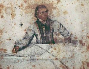 Self Portrait by Edward Ellerker Williams