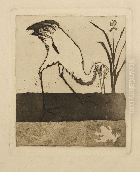 Cigogne Japonaise - view 1