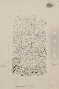 Theatre Gaillard by Felicien Rops