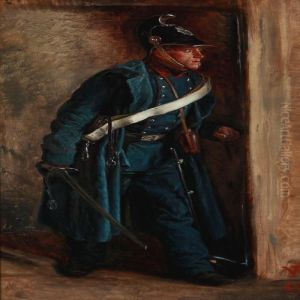 A Soldier Seeking Refuge In A Peasant Hut