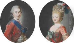 Portraits Of Paul I And Maria Fedorovna