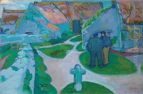 Paese In Bretagna by Gino Rossi