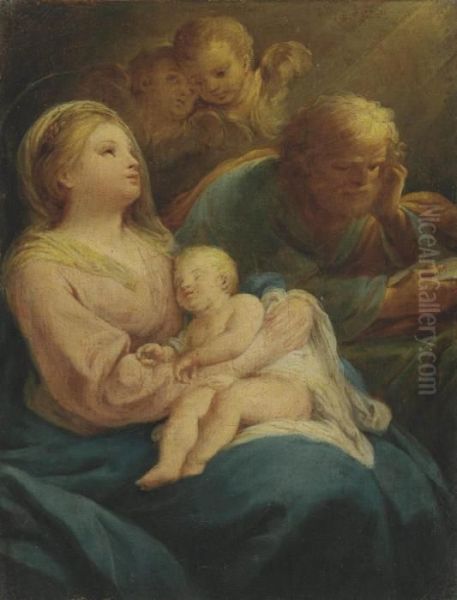 The Holy Family With Angels - view 1