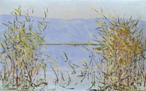 Lake With Reeds by William Rothlisberger